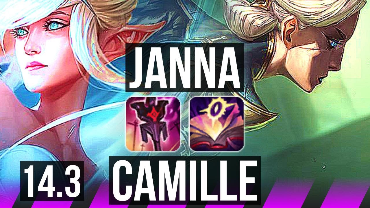 JANNA & Kai'Sa vs CAMILLE & Seraphine (SUP) | Comeback, Rank 6 Janna, 2/4/26 | NA Challenger | 14.3