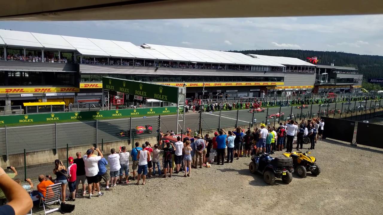 F1 Spa-Francorchamps 2016 - Formation lap (gold 9)