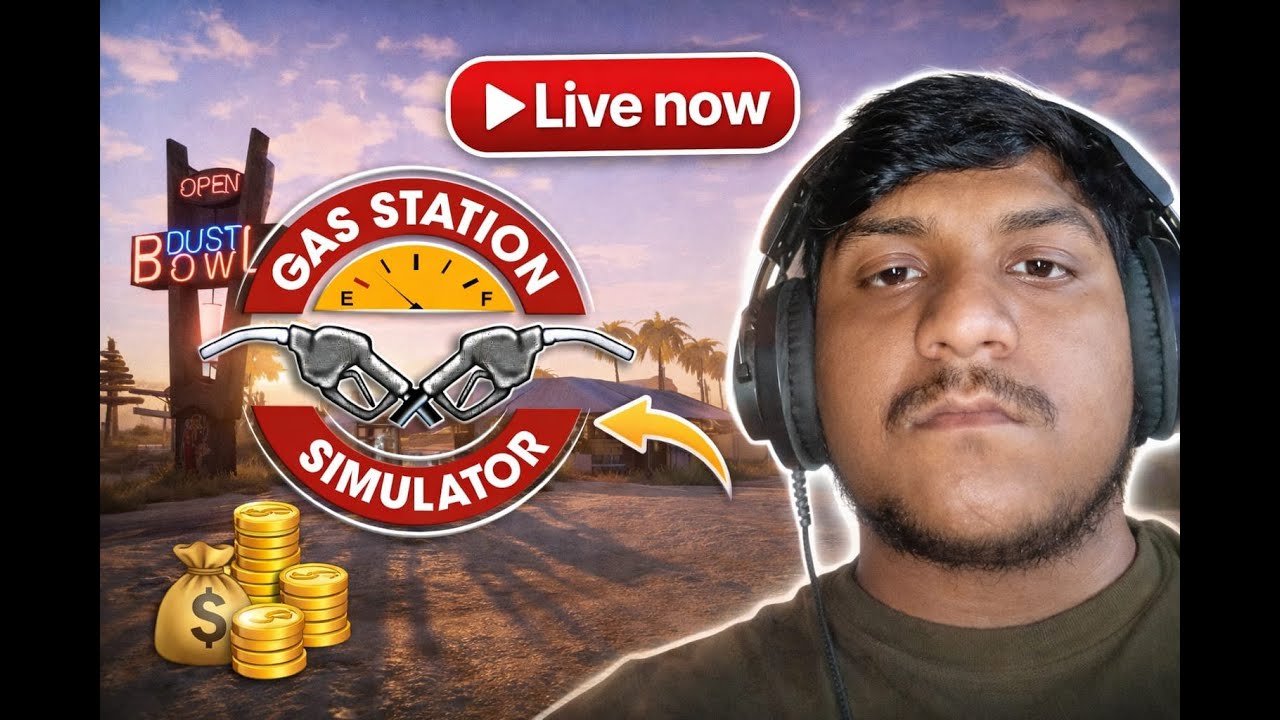 LIVE NOW 🔴 GAS STATION SIMULATOR GAMEPLAY 😱 | BUILDING MY OWN GAS STATION ⛽🔥