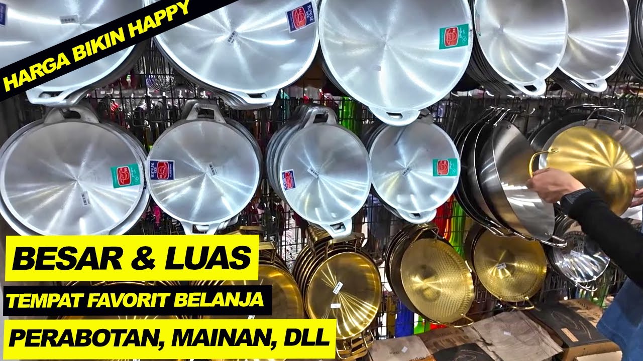 Di Sini Penuh Perabotan Rumah Tangga, Pecah belah sampai Cetakan Kue Ada Semua  | Mitra Tambun