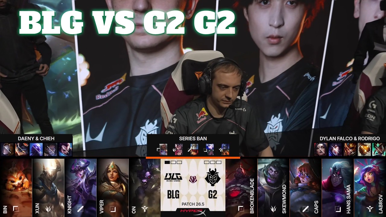 BLG vs G2 Game 2 | First Stand 2026 Group Stage Day 3 | Bilibili Gaming vs G2 Esports G2