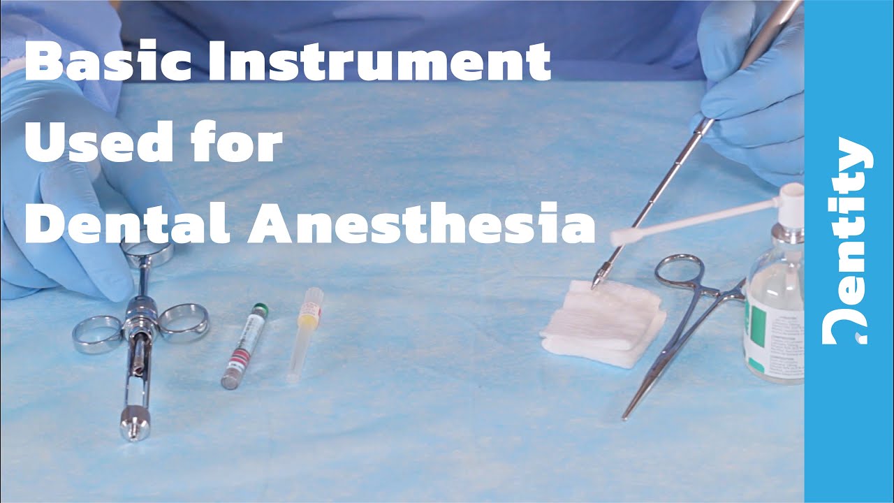 الادوات المستعملة في التخدير الموضعي | Basic Instrument Used for Dental Anesthesia