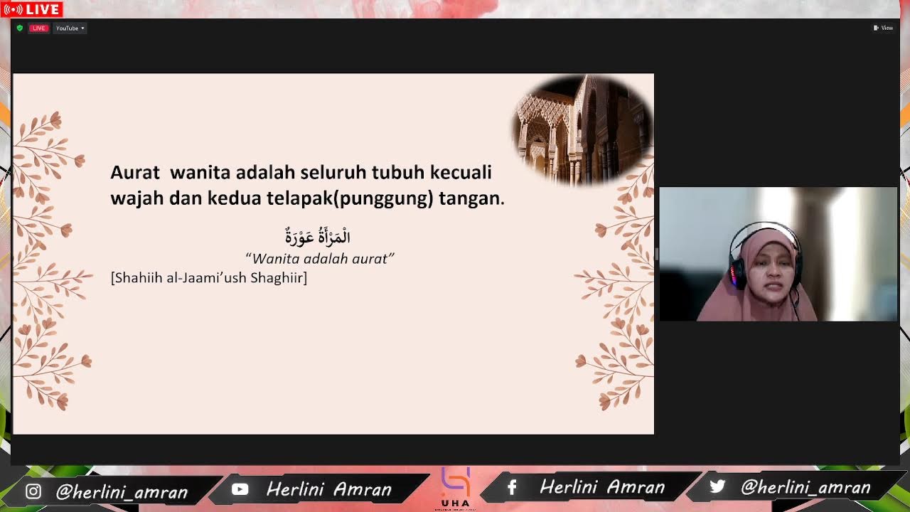 FIQIH THAHARAH - FRASA WISS | Ustadzah Herlini Amran