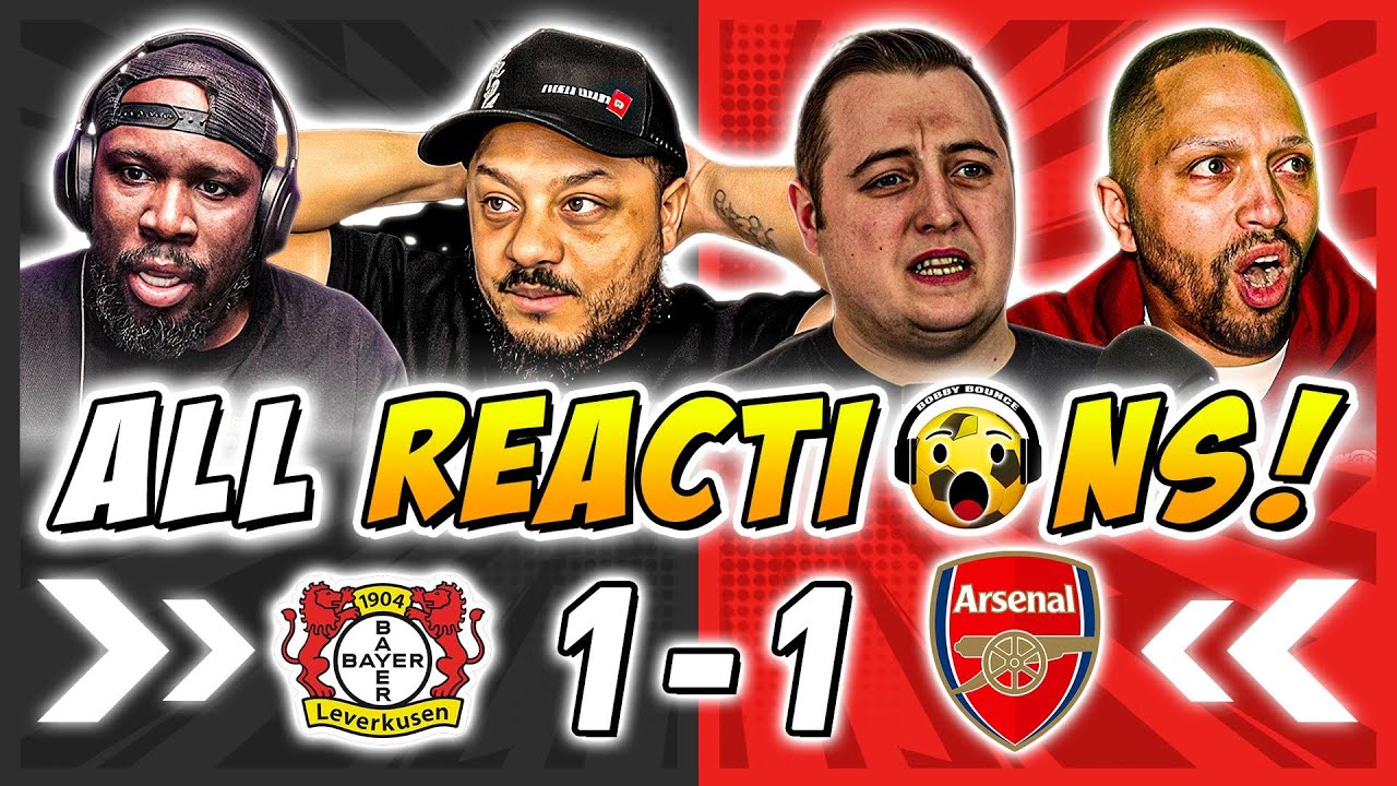 Arsenal and Rivals & Haters Fan Reactions to Bayer Leverkusen 1-1 Arsenal | Champions League Fan Rea