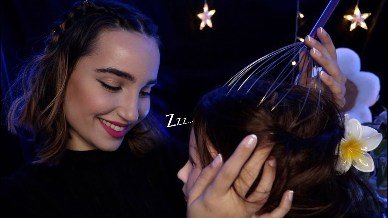 ASMR Roleplay : MASSAGE CRANIEN POUR ELLE 💆🏽‍♀️💤