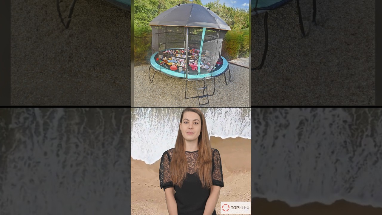 Découvrez le Starflex Pro : Le Trampoline Sécurisé et Amusant avec la Tente Tigloo ! 🌟 #Trampoline