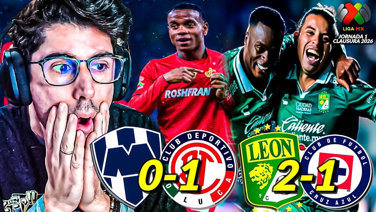 😲 ¡CONTUNDENCIA! | León vs Cruz Azul · Rayados vs Toluca | Reacción y Análisis