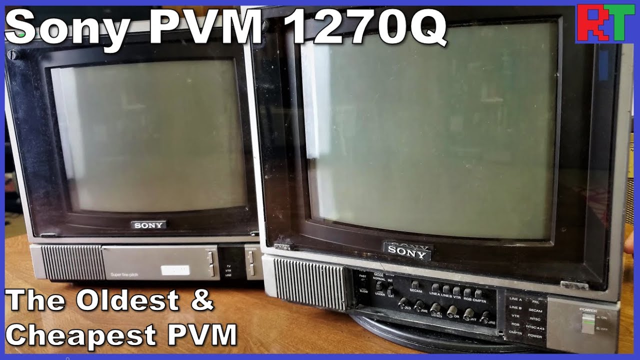 Подходит ли самый старый PVM от Sony для ретро-игр? 📺 PVM 1270Q CRT 1983 года