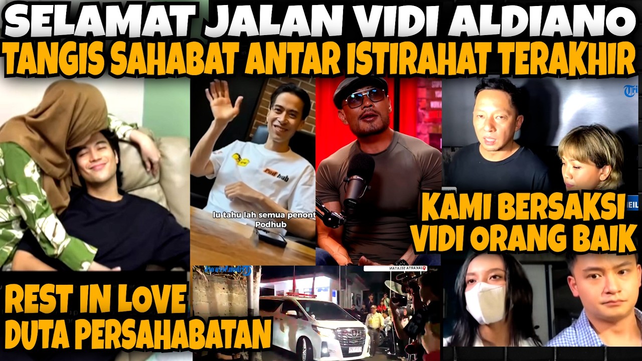 SELAMAT JALAN VIDI‼️PARA SAHABAT DATANG RUMAH DUKA VIDI ALDIANO‼️6 TAHUN MELAWAN KANGKER‼️