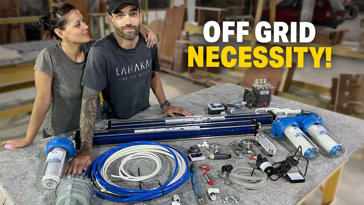 UNLIMITED WATER FOREVER ⛵️ Ep62 – Our #1 OFF GRID Living NECESSITY