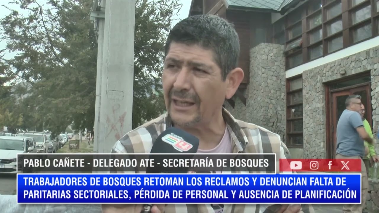 PABLO CAÑETE - DELEGADO ATE BOSQUES: TRABAJADORES RETOMAN RECLAMOS Y MEDIDAS DE FUERZA