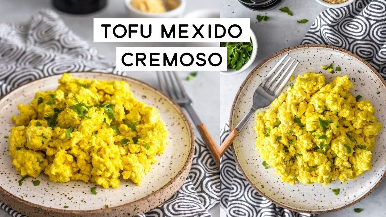 TOFU MEXIDO CREMOSO - ALTERNATIVA VEGANA AO OVO MEXIDO | PLANTTE