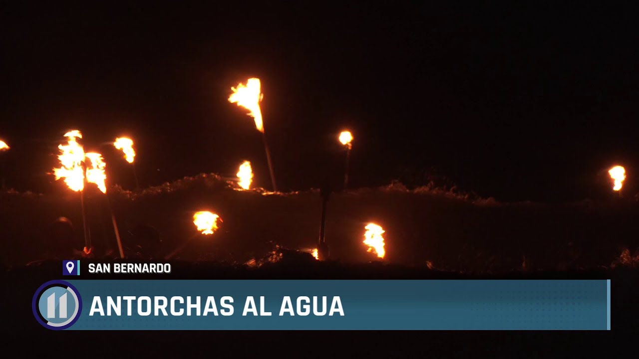 Antorchada de domingo en San Bernardo 🔥🌊