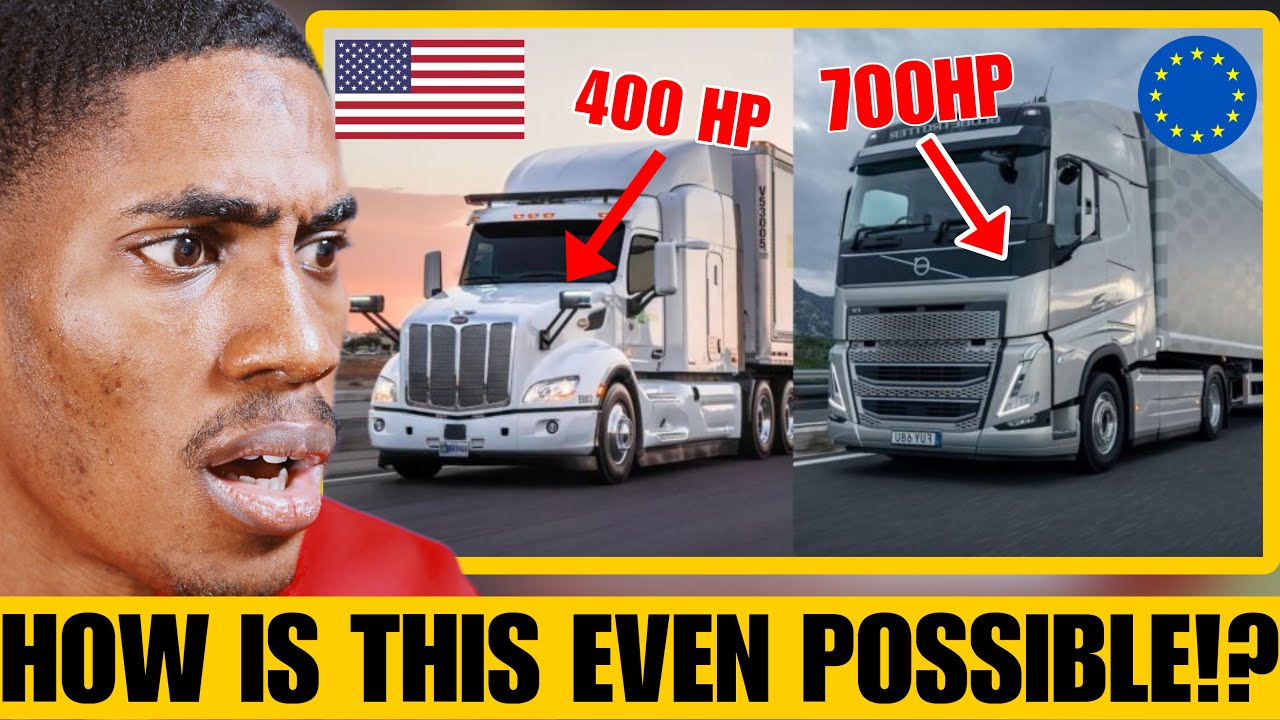American Reacts to Why European Trucks Have MORE Horsepower than American trucks