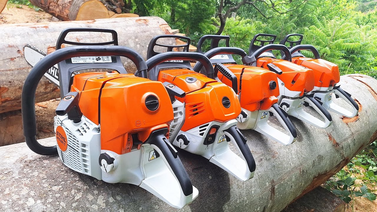 Stihl MS 661 vs. 500i vs. 462 vs. 461 vs. 400c  (same bar & chain)