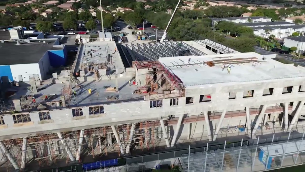 Steel Joist JC BERMUDEZ HIGH SCHOOL DORAL new construction