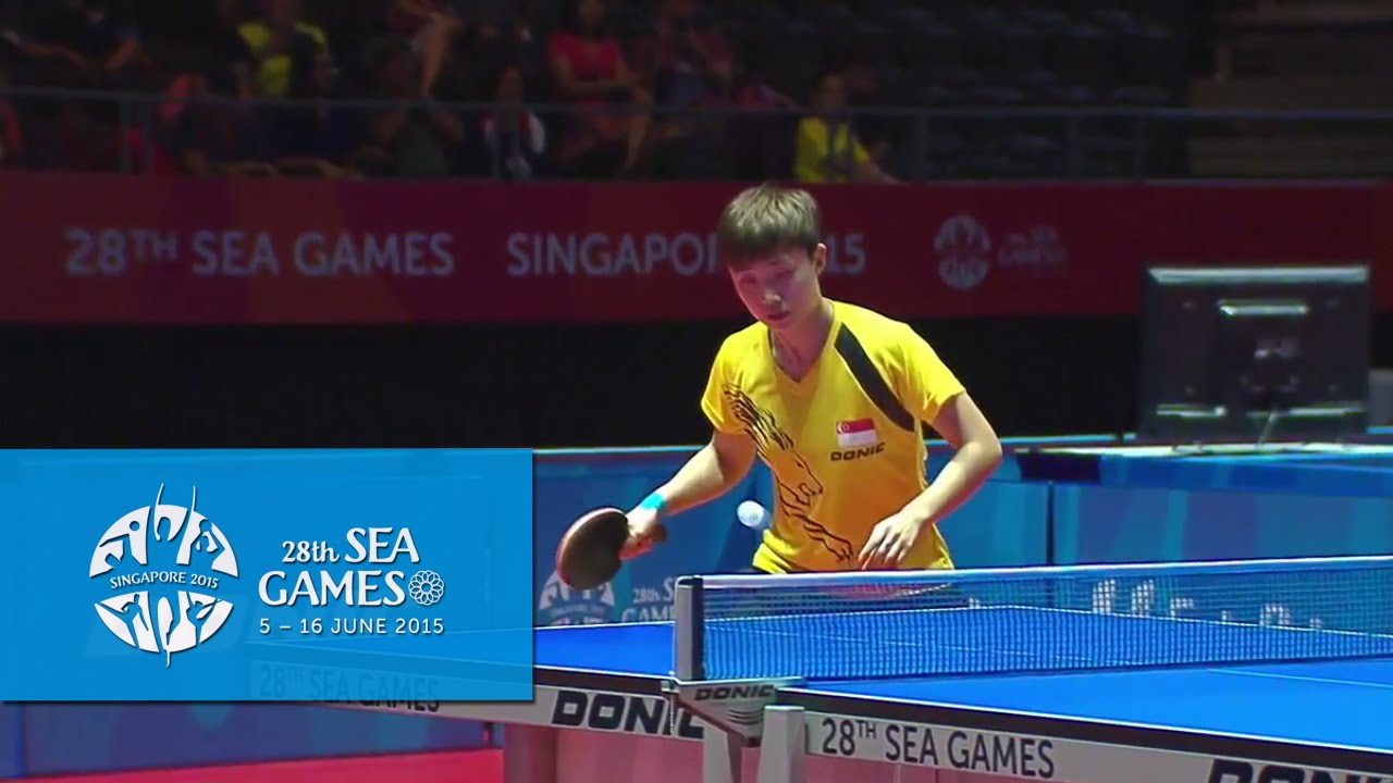 Table Tennis Women's Singles Singapore vs Philippines | 28th SEA Games Singapore 2015