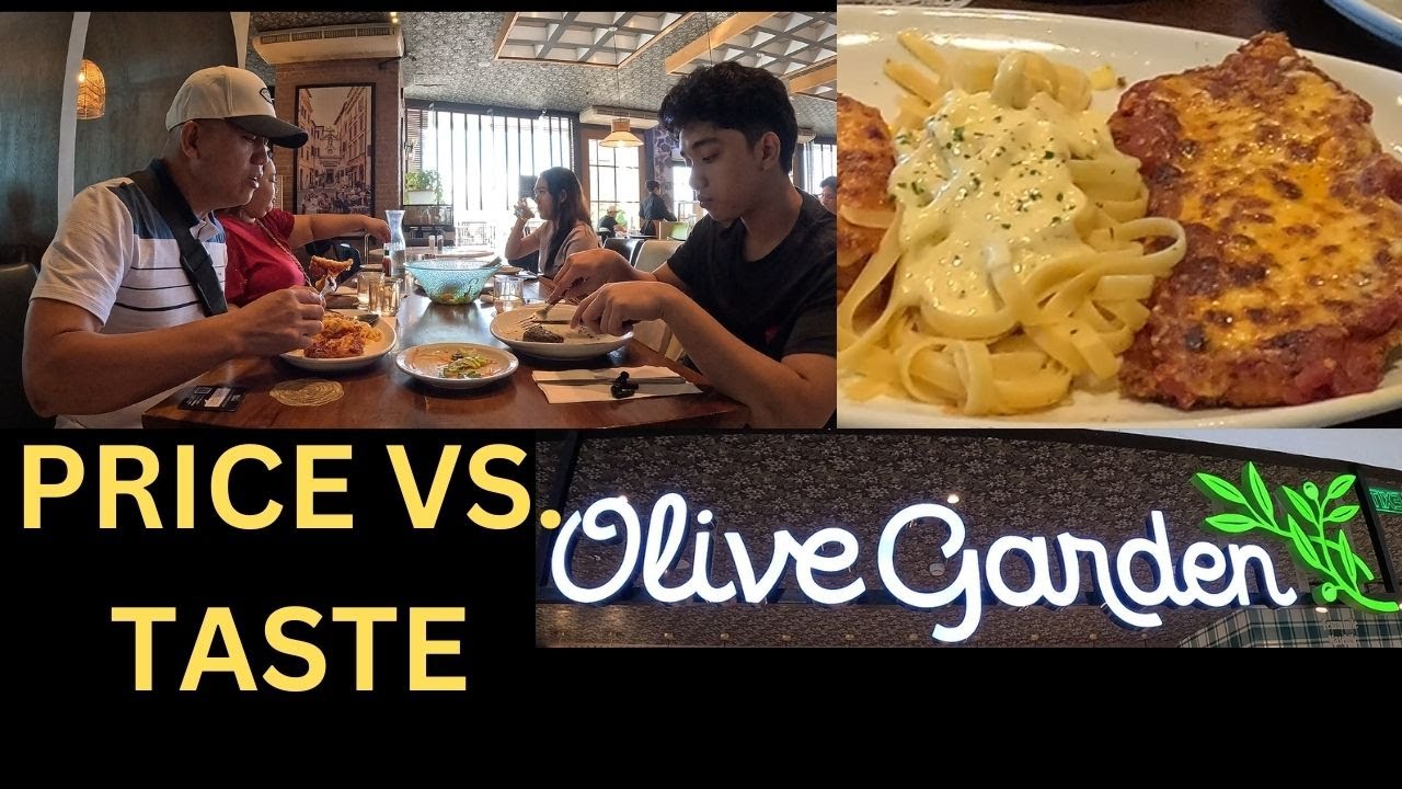 Честный отзыв о ресторане Olive Garden в торговом центре Mall of Asia — (ДОРОГО ИЛИ СТОИТ ЛИ ОН Т...