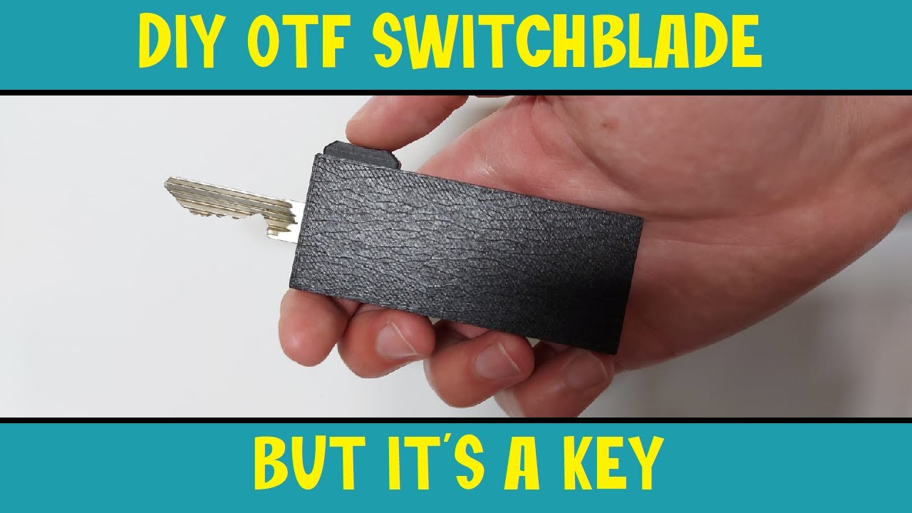 DIY OTF Switchblade (but it's a Key)