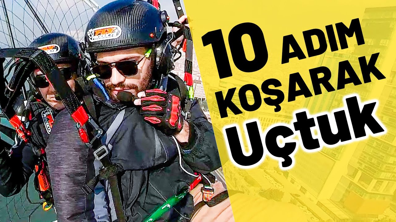 #firstvlog  İZMİR'İN ÜZERİNDE UÇTUK  | Konuk: METİN PEHLİVAN #paramotor