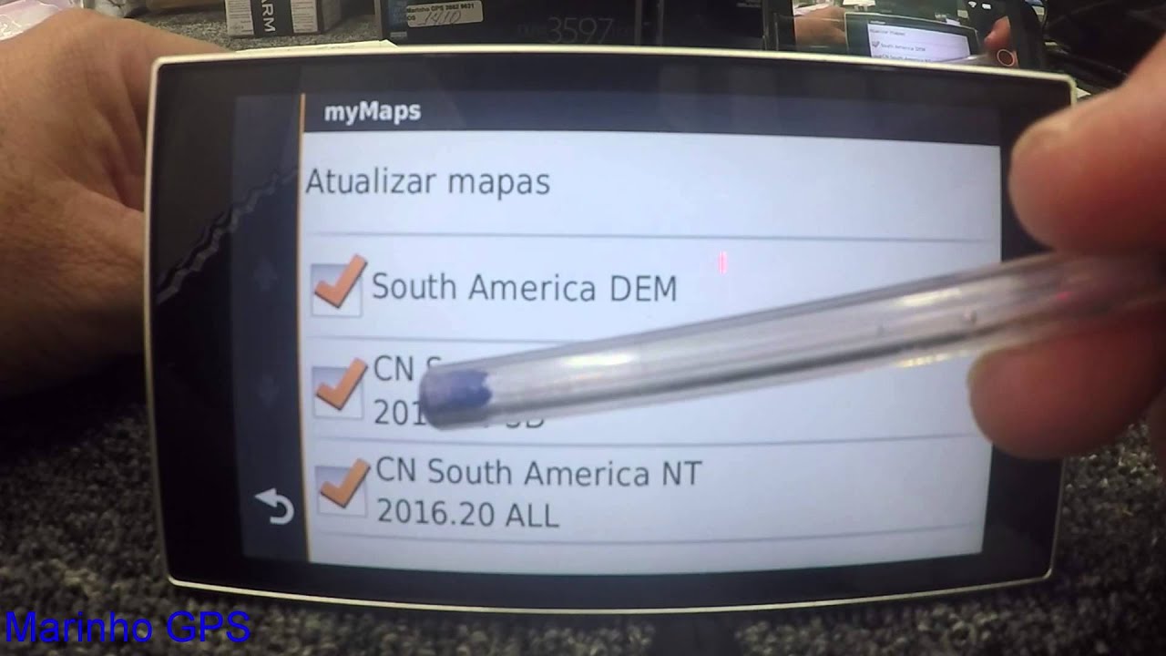 Como configurar seu GPS Garmin Nuvi - Marinho GPS