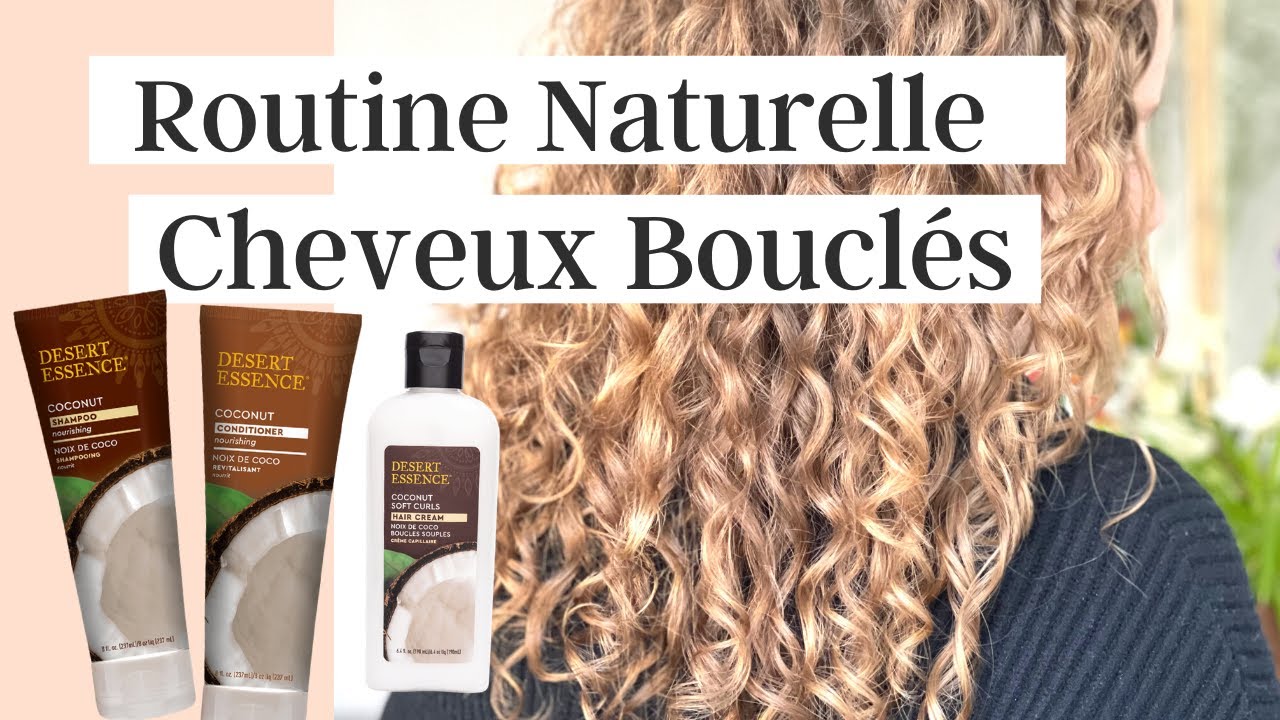 Routine naturelle cheveux bouclés avec Desert Essence