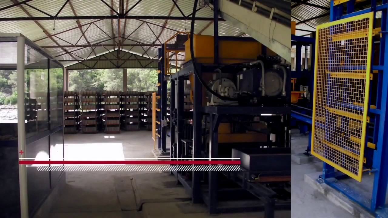 ROMETA 1010 30 Block Production Line manual feed