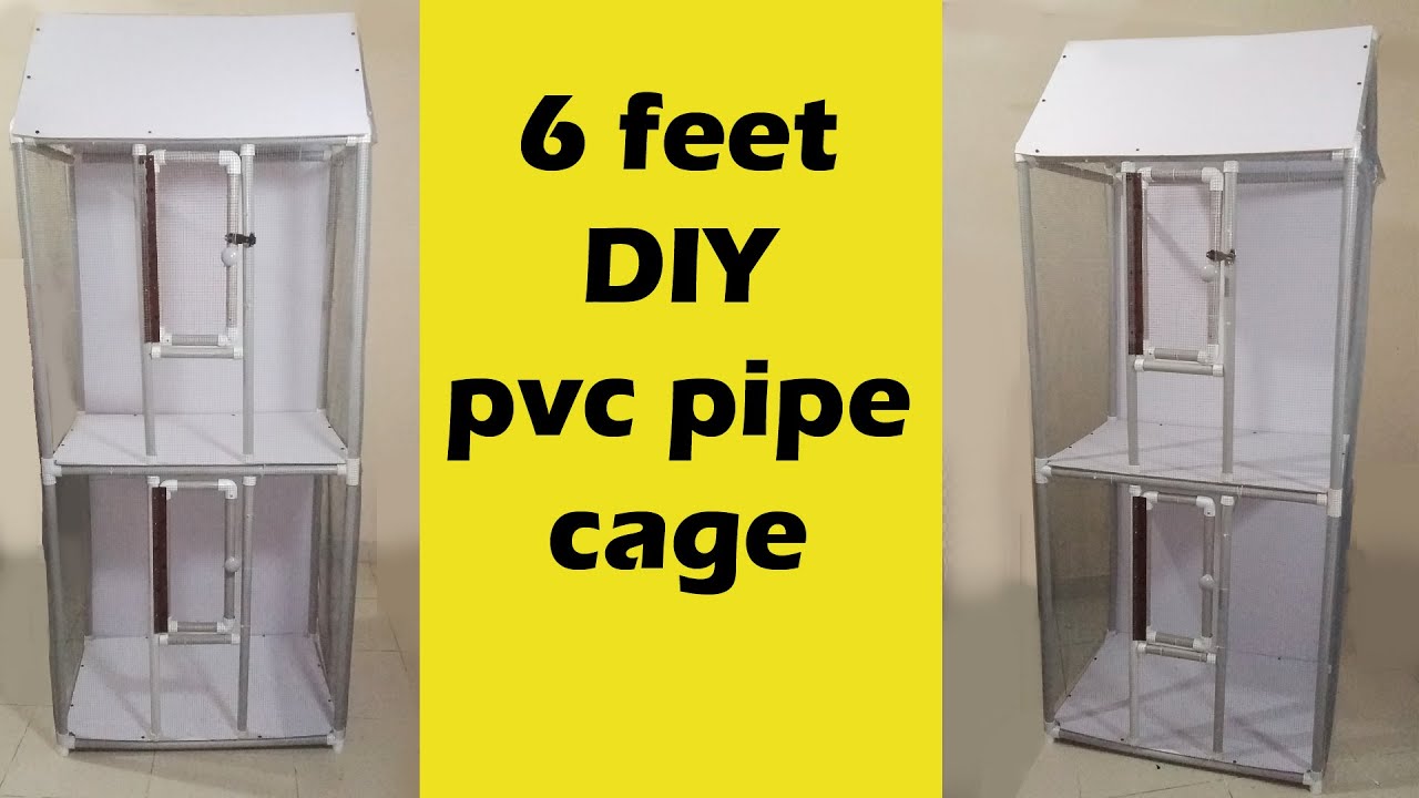 pvc pipe cage - how to make cage at home  - pvc pipe projects