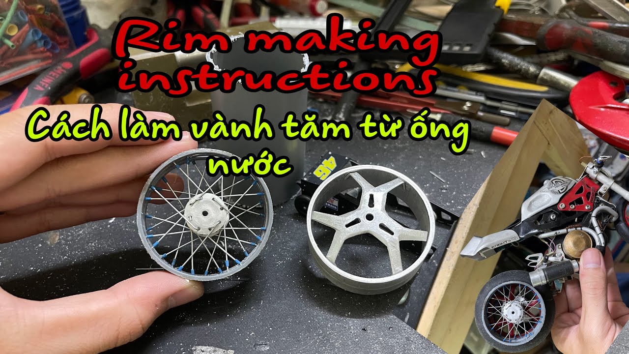 Hướng dẫn làm vành tăm mô hình