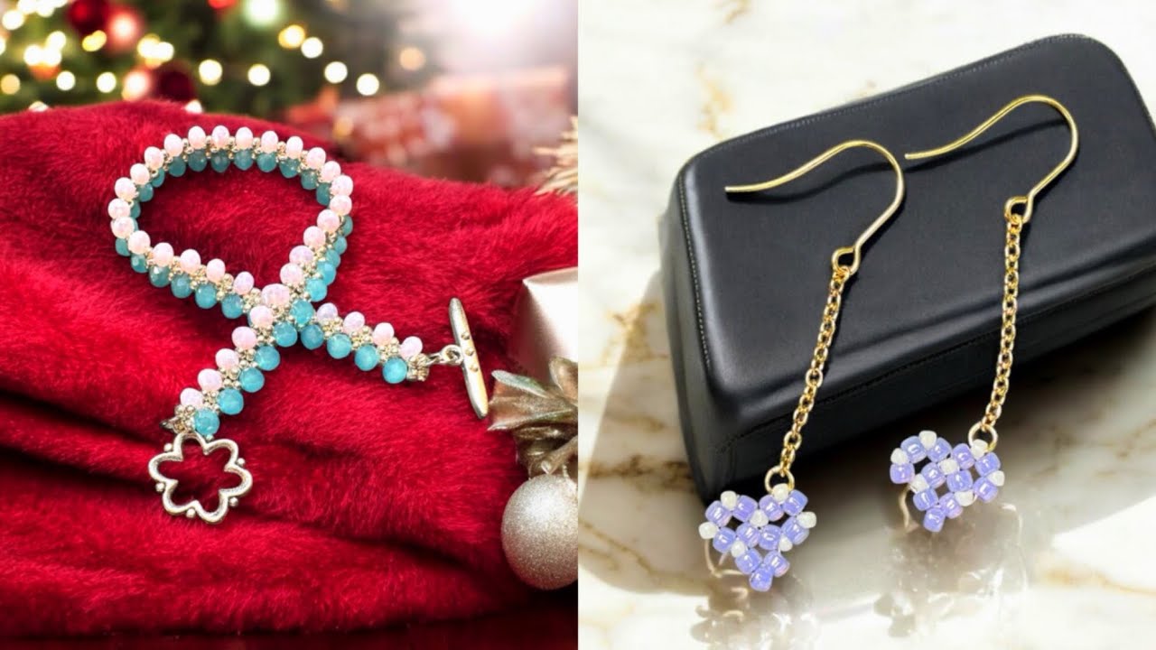 DIY Stunning Crystal & Seed Bead Jewelry: Bracelets & Earrings Tutorial