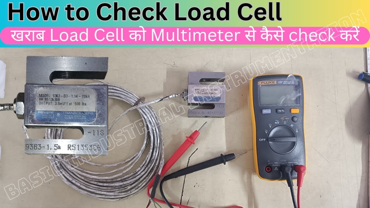 How to check load cell | load cell kaise check kare #loadcell #straingauge #instrumentation