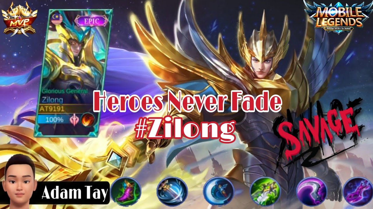 #ZilongGloriousGeneral Insanely Savage With Teammates' Assist?!?! || Ranked Gameplay