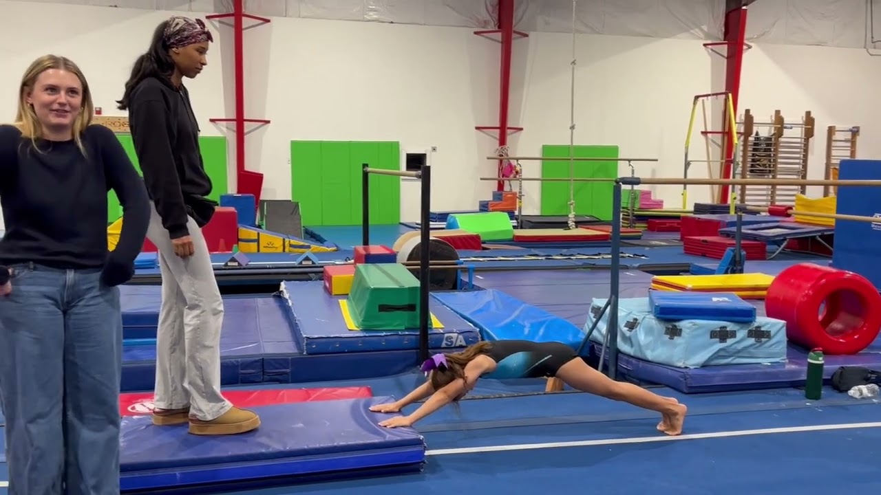 Drills for Teaching a Back Handspring - Broken down into 3 parts