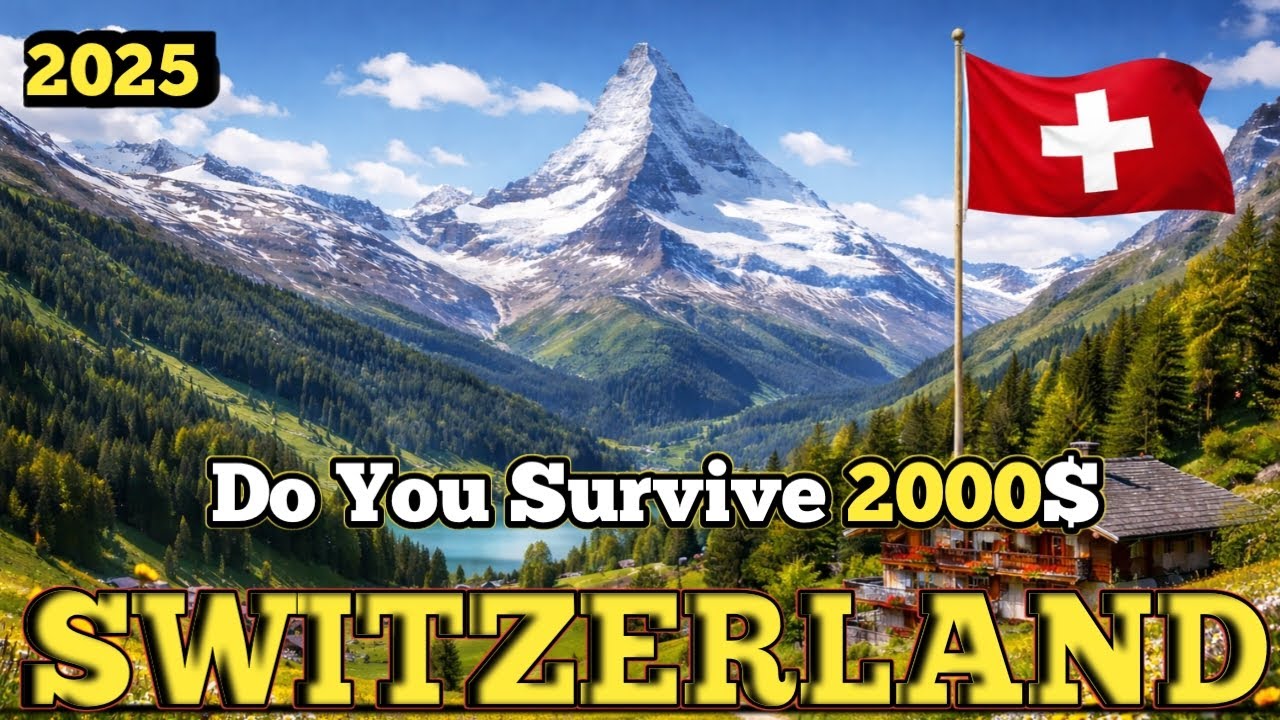 How Much Money You Need for 1 Month in Switzerland 🇨🇭 | Complete USDT Budget Guide (2025)