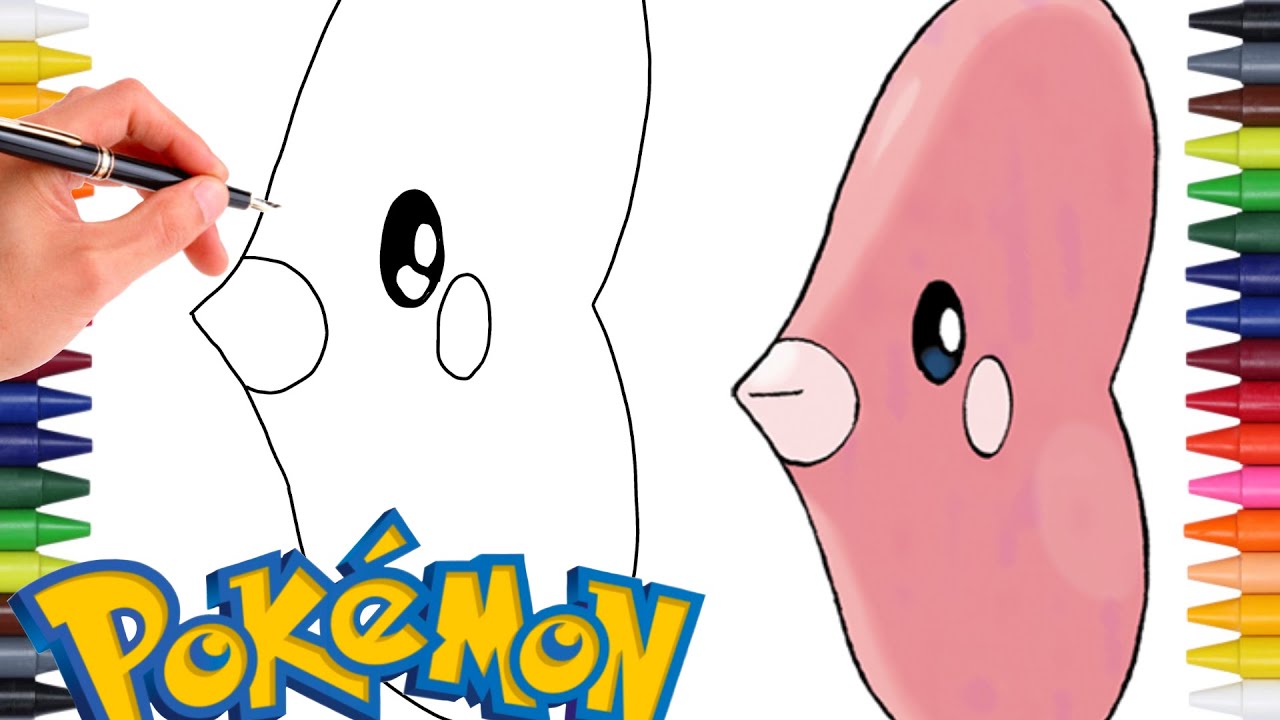 Comment Dessiner LE POK&Eacute;MON LOVDISC (Luvdisc) #370 | G&Eacute;N&Eacute;RATION 3