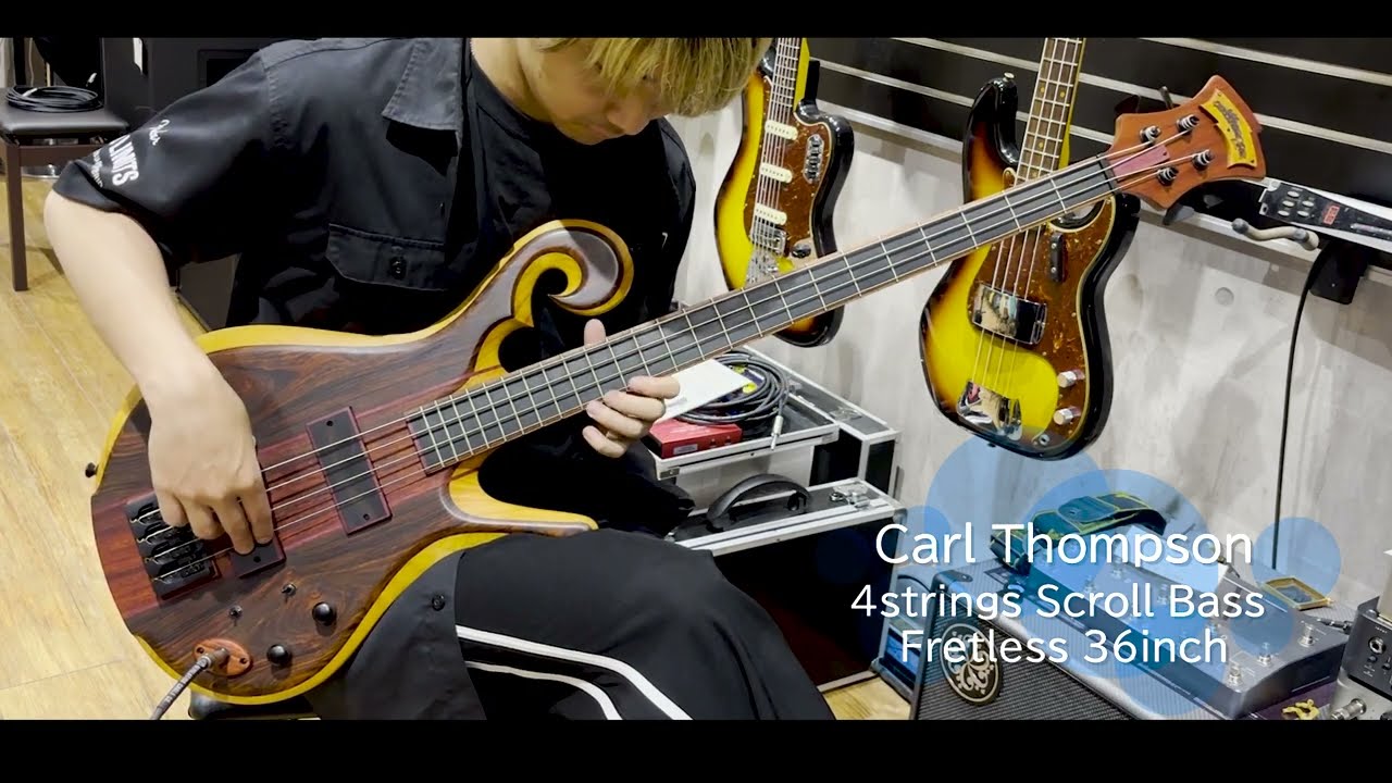 Carl Thompson | 4strings Scroll Bass 36inch 
