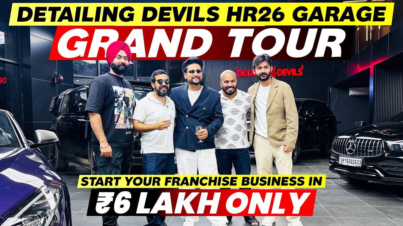 Detailing Devils HR26 Garage Tour 😍| Start Your Franchise Business in 6 Lakh only
