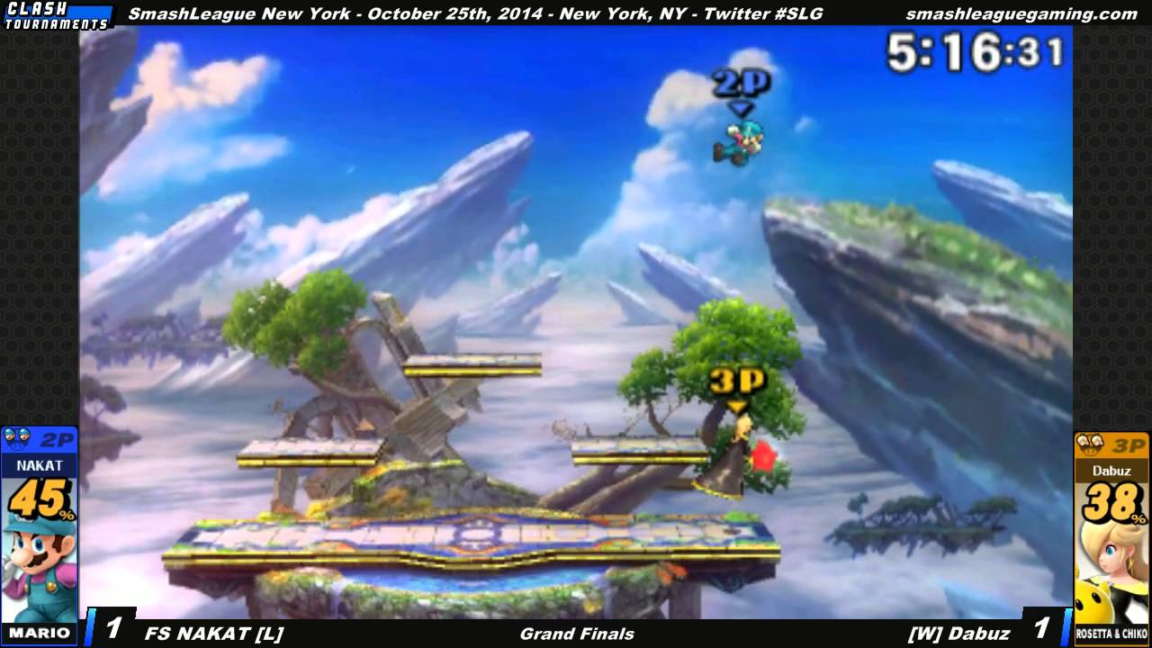 SmashLeague NY 3DS Grand Finals - Dabuz vs FS NAKAT - Smash 3DS