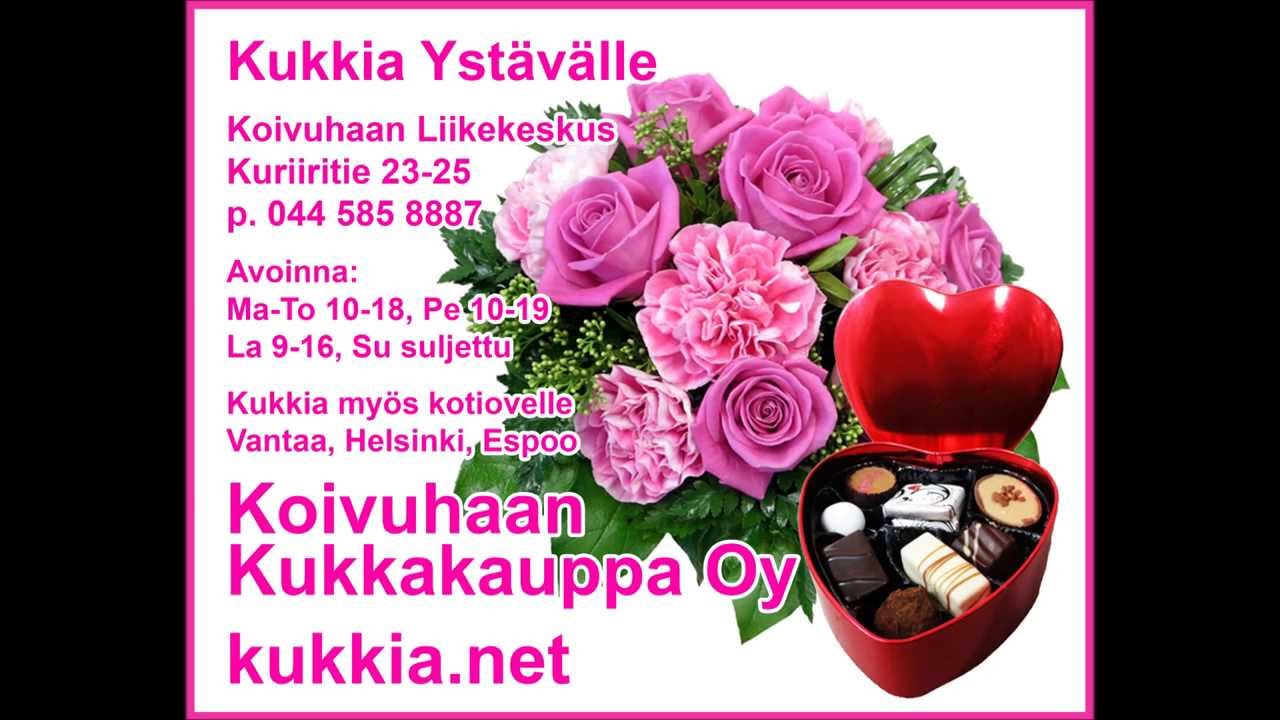 Kukkakauppa Tikkurila Vantaa  kukkia.net  Koivuhaan Kukkakauppa Oy