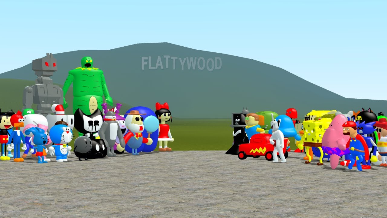 ALL FANMADE 3D MEMES NEXTBOTS vs ALL OLD 3D SANIC CLONES MEMES in Garry's Mod