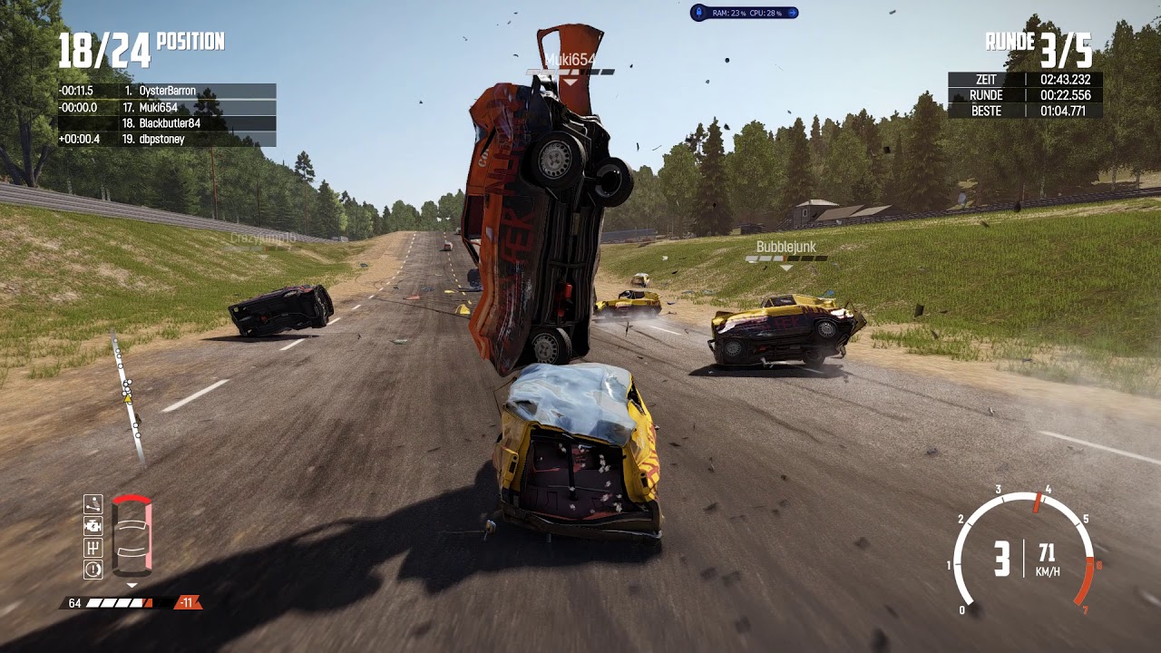Wreckfest Pine Hills Raceway 400