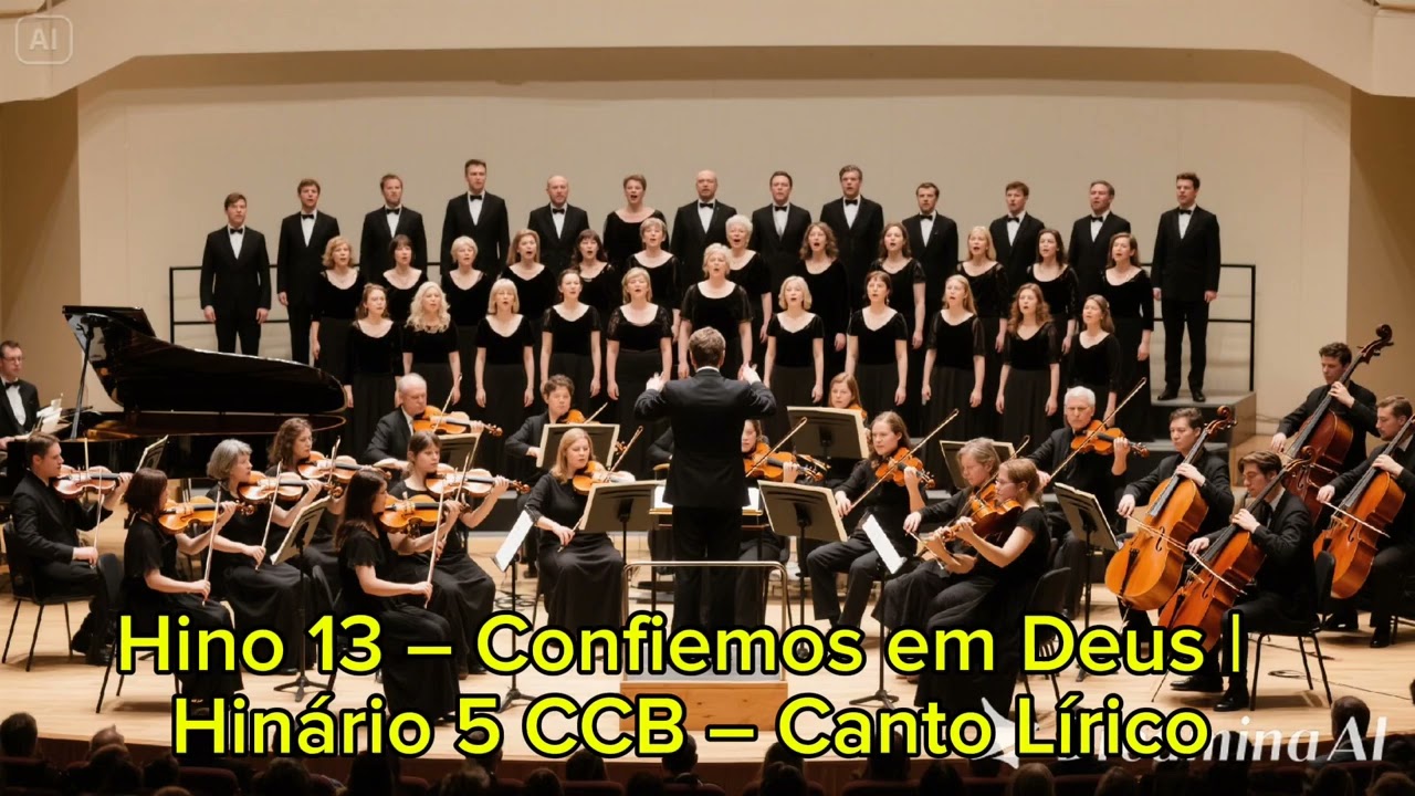 Confiemos em Deus – Hino 13 | Hinário 5 CCB | Vozes Líricas & Orquestra Sinfônica