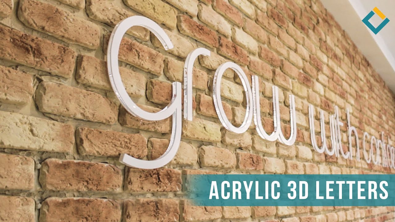 Logo on Wall | 3D Acrylic Sign Letters Installation