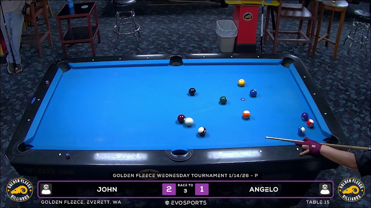 JOHN  vs ANGELO  - GOLDEN FLEECE - TABLE 15 | EvoSports