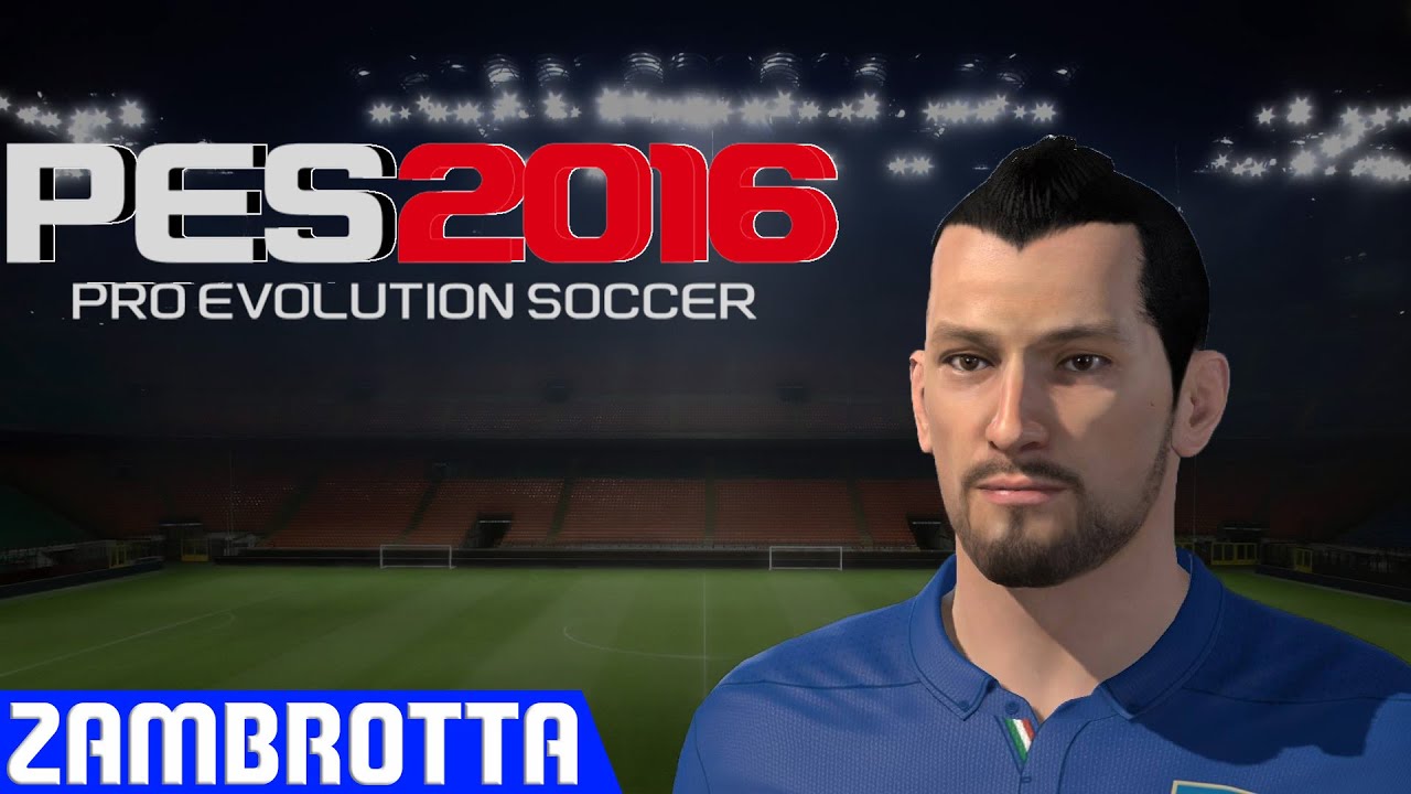 Pes 2016 edit face Zambrotta + stats