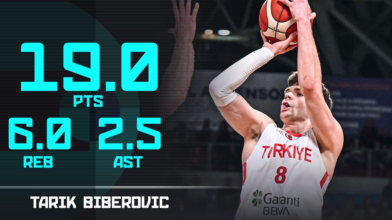 Tarik Biberovic Highlights | FIBA EuroBasket 2025 Qualifiers