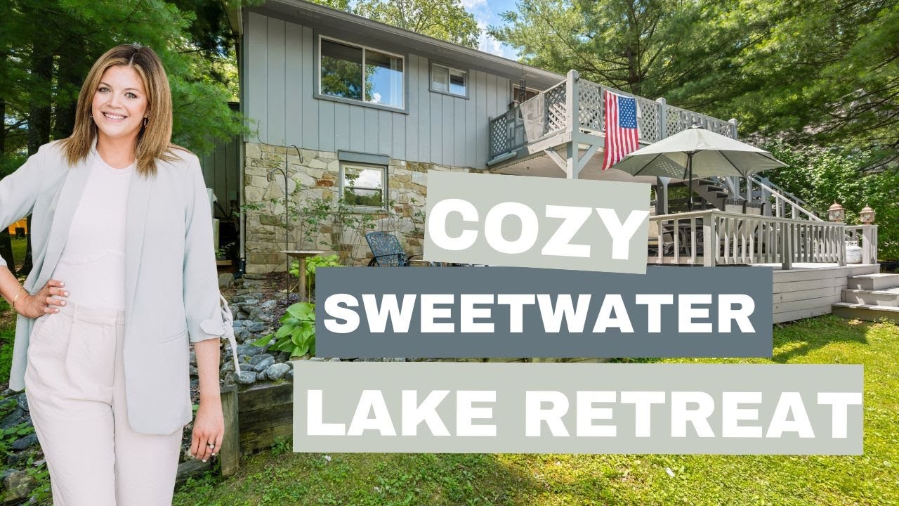 Charming Sweetwater Lake Cottage Tour | Cozy Cordry Lakefront Home For Sale