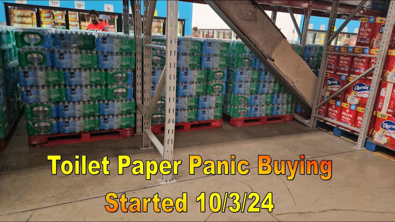 [4K] Toilet Paper Panic Buying at Sam's Club in Pearl City on 10/3/24 in Oahu, Hawaii