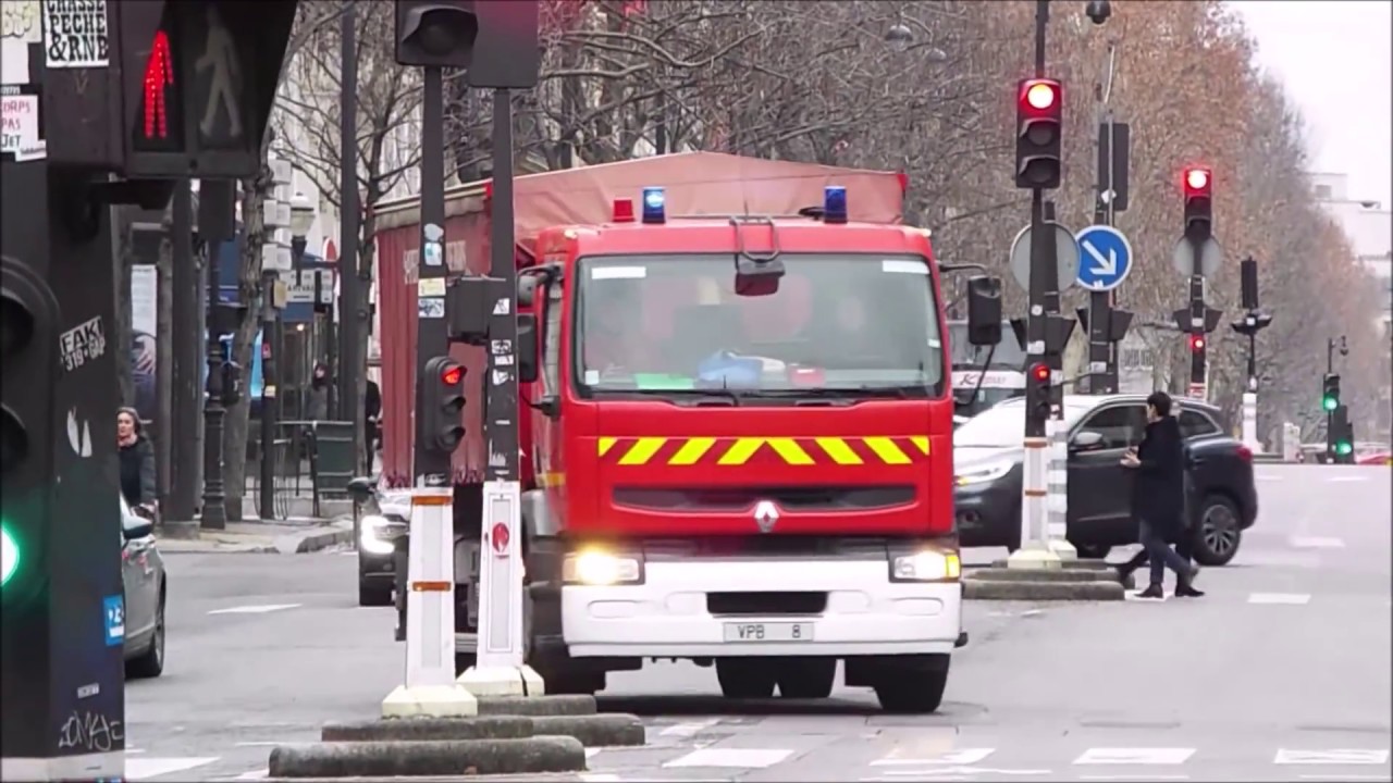 Explosion Rue de Trevise Paris 9 - Arrivée des secours: BSPP, Police nationale, protection civile...