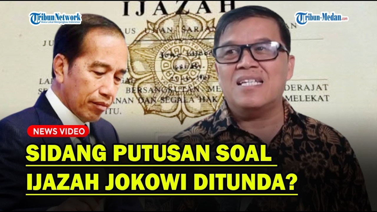 ALASAN Sidang Putusan Informasi soal Ijazah Jokowi Ditunda, Ternyata❓